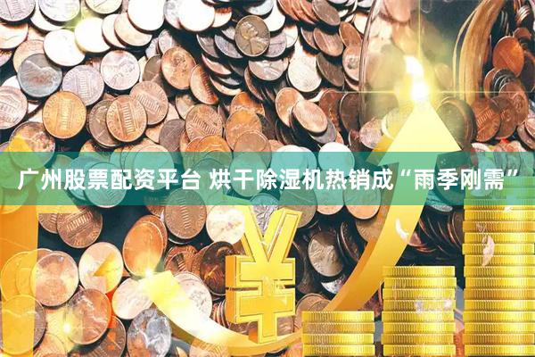广州股票配资平台 烘干除湿机热销成“雨季刚需”