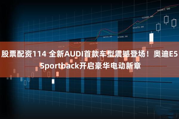 股票配资114 全新AUDI首款车型震撼登场！奥迪E5 Sportback开启豪华电动新章