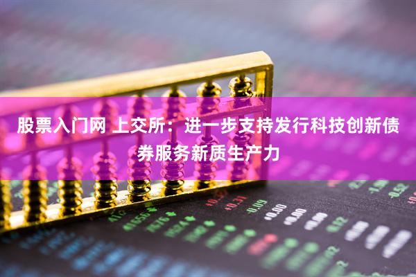 股票入门网 上交所：进一步支持发行科技创新债券服务新质生产力