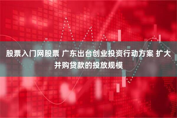 股票入门网股票 广东出台创业投资行动方案 扩大并购贷款的投放规模